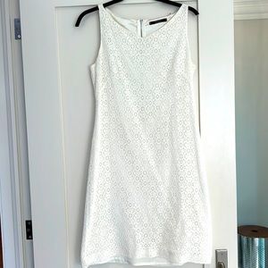White eye lit dress